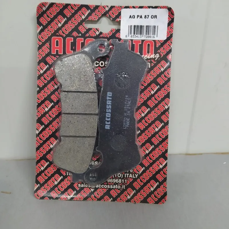 Pastiglie Freno ANT. Accossato HONDA CB 1000 R ABS 2008 - 2016 COD.AGPA87OR