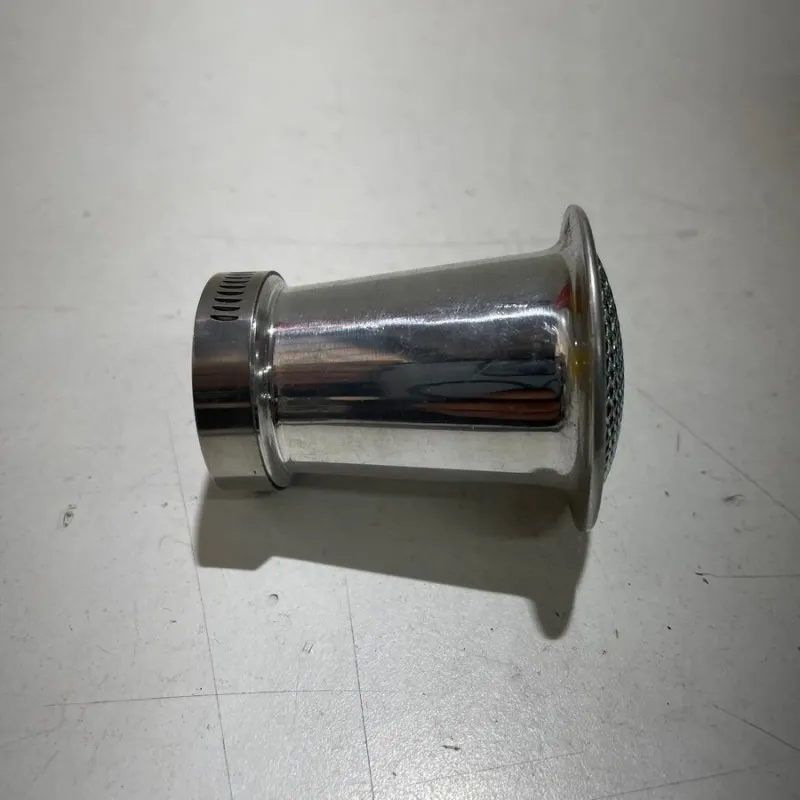 FILTRO A CORNETTO RETE CROMATO CARBURATORE DIAMETRO 38 MALOSSI NUOVO.