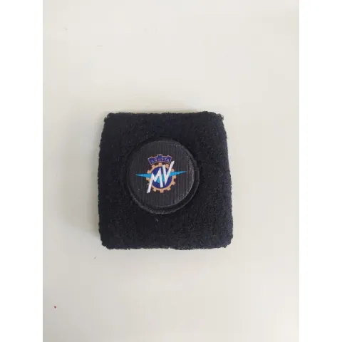 POLSINO LOGO MV AGUSTA SPUGNA ELASTICIZZATA NERO