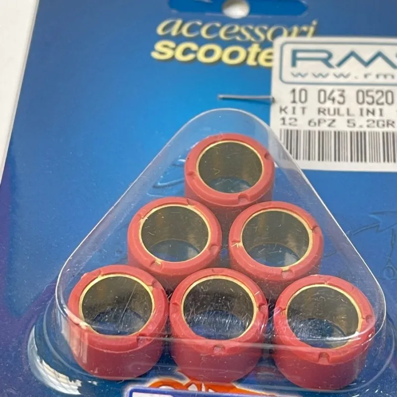 Kit rullini puleggia motrice per Piaggio 50. 17X13,5 mm, 5,2 gr.