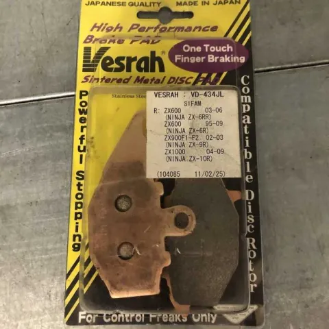 PASTIGLIE POSTERIORI SINTERIZZATE VESRAH KAWASAKI ZR 400 ZEPHYR X 2001