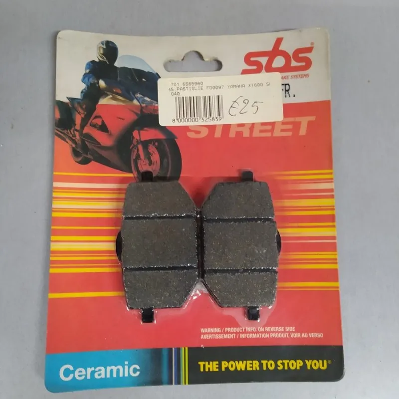 PASTIGLIE SBS ANT. YAMAHA XT 600 1986-1990 COD.FD0097