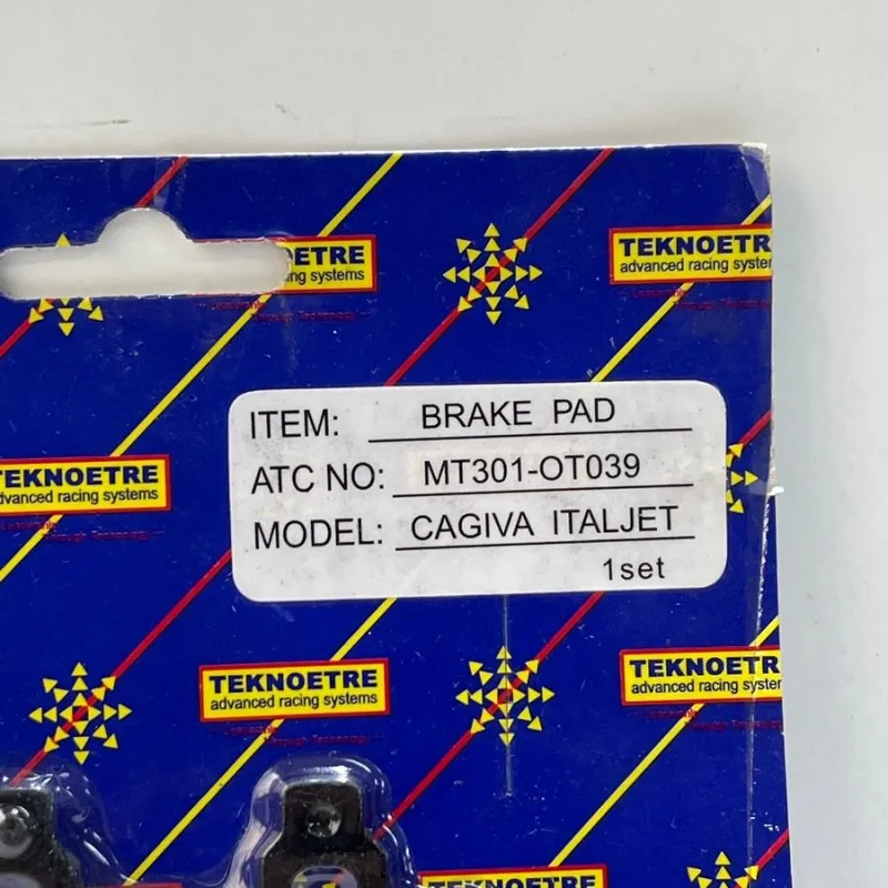 PASTIGLIE FRENO TEKNOETRE CAGIVA - ITALJET COD.MT301OT039