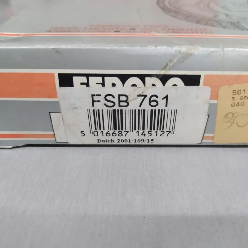 PASTIGLE FERODO POST. Honda VFR C V451 Magna - 750 cc 1988 COD.FSB 761
