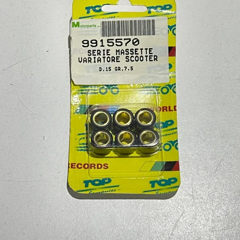 Kit 6 rulli variatore 15 X 12 7,5gr TOP
