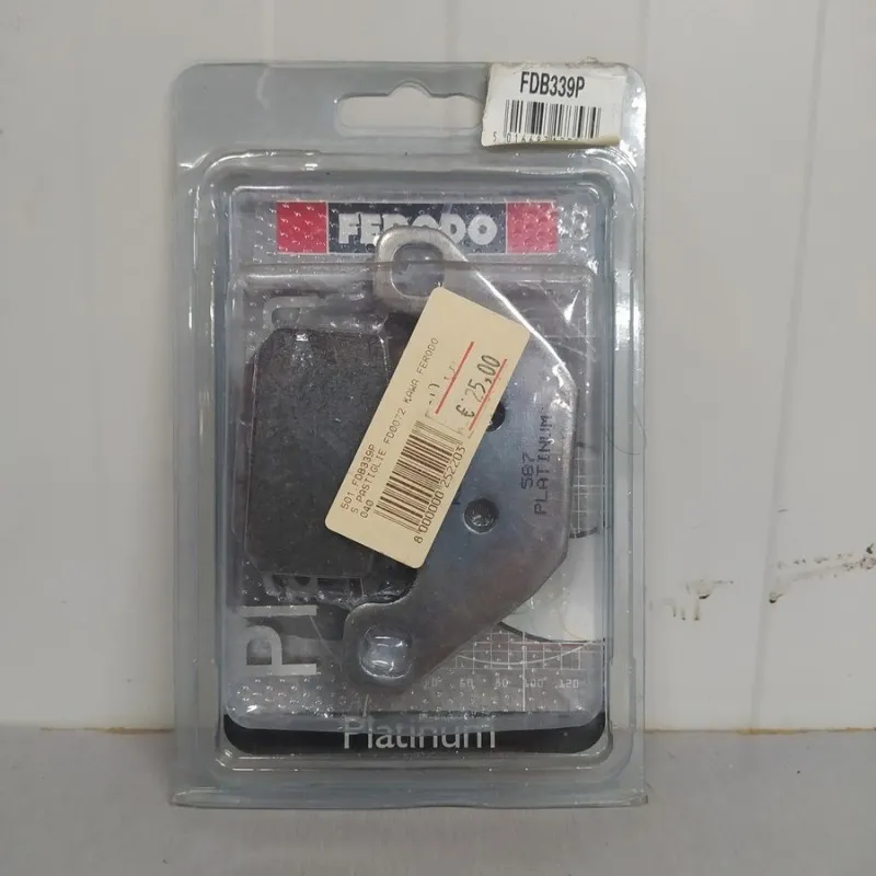 COPPIA PASTICCHE FRENI FERODO POST. Kawasaki GPZ 750 1985-1986 COD.FDB339P