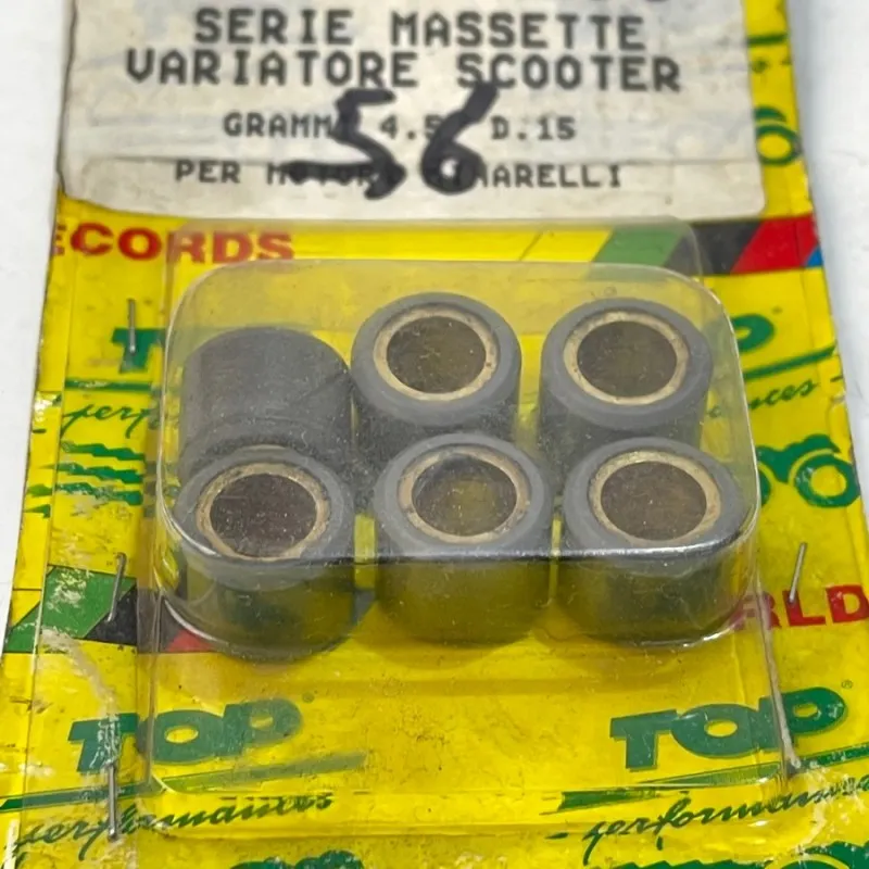 Kit rulli variatore 15x12  peso grammi 4.5