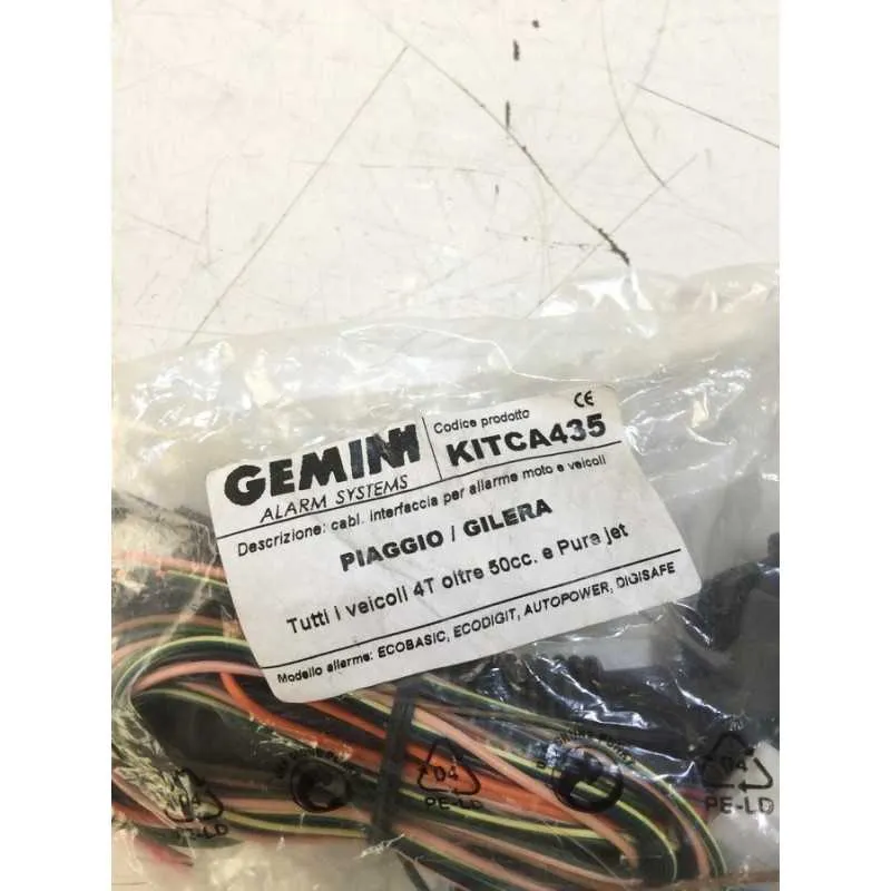 KITCA628 CABLAGGIO ALLARME GEMINI APRILIA-PIAGGIO BEVERLY-VESPA GT-GTS-MP3