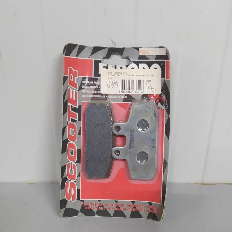 Pastiglie freno Ant. FERODO Honda BALI 50 - 100 1995-1998 FDB2060TS