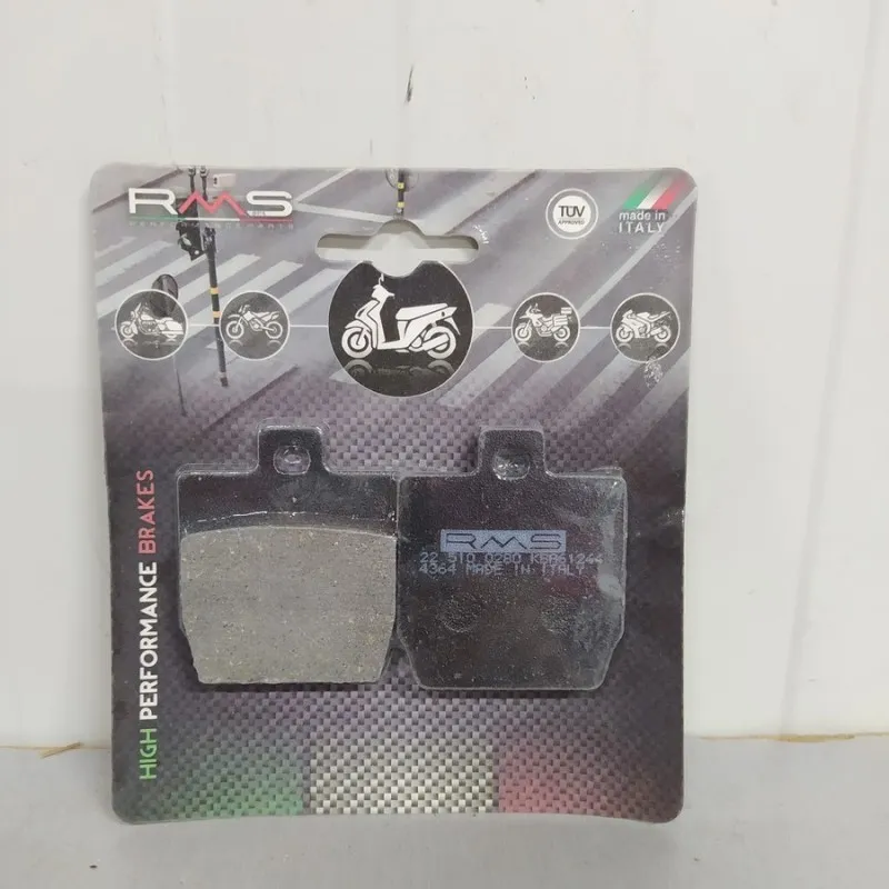 Pastiglie freno RMS MBK Nitro/Yamaha Aerox posteriori, semimetalliche, COD.225100280
