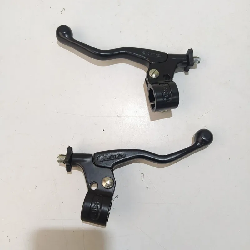 COPPIA MANIGLIE MBK 51 LUSITO NERO NUOVE
