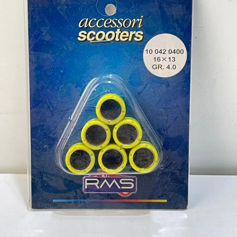 Kit rulli variatore 16 x 13 6 pz 4.0 gr