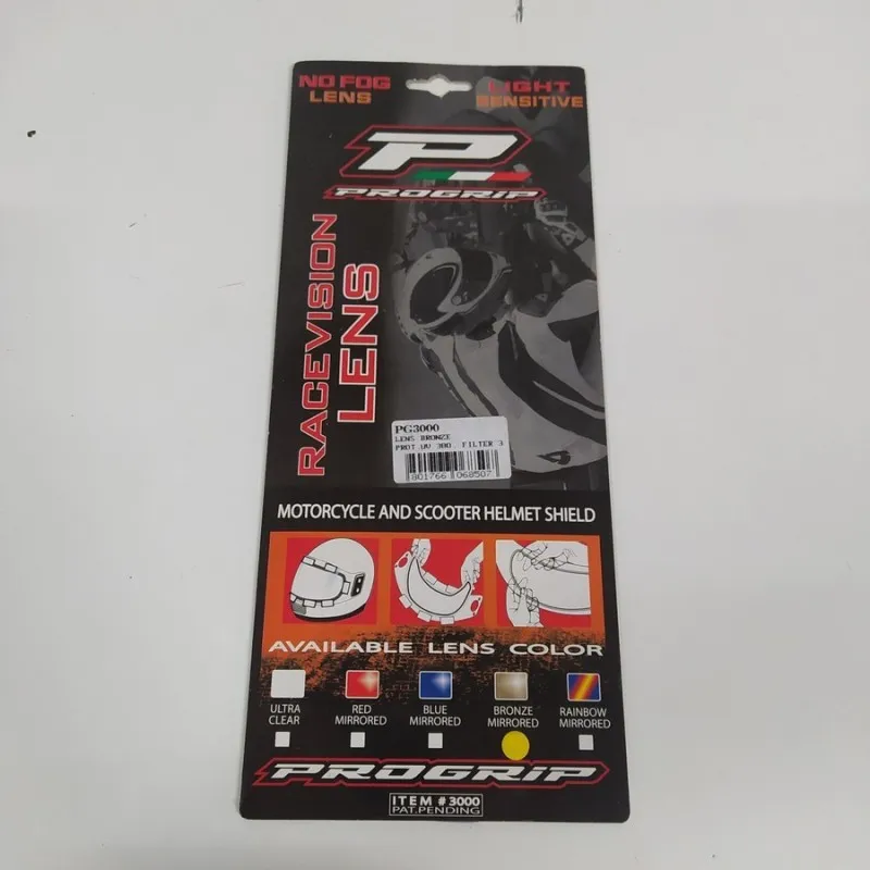ADESIVO VISIERA LENTE BRONZO PROGRIP COD.PG3000