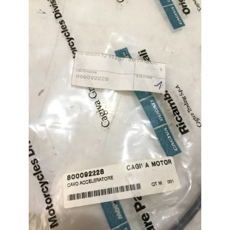 CAVO GAS COMPLETO CAGIVA CUCCIOLO 125