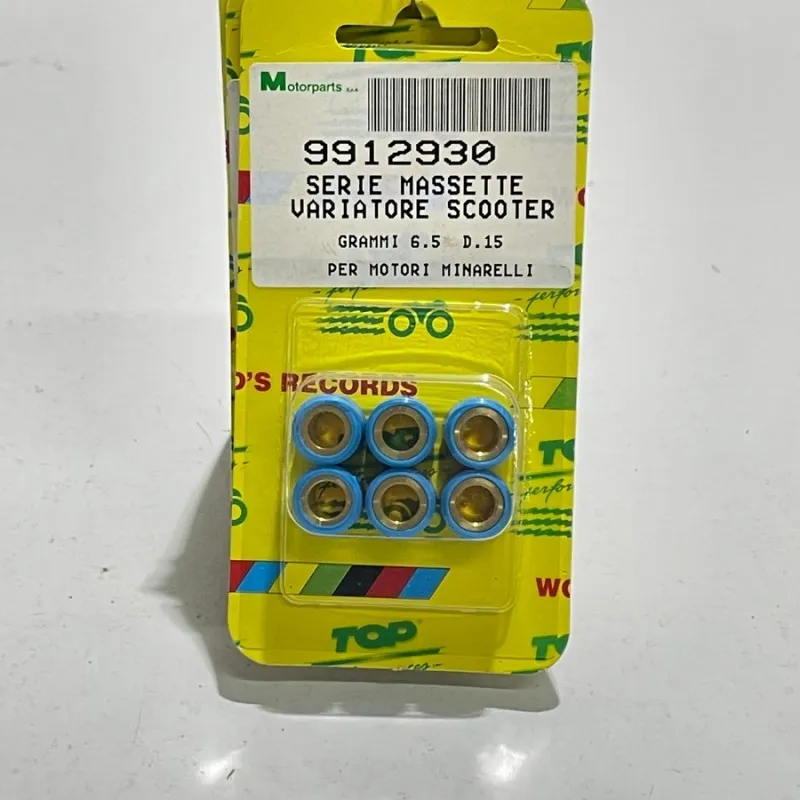 Rulli TOP 15x12 gr. 6,5 motori Minarelli 50 2T