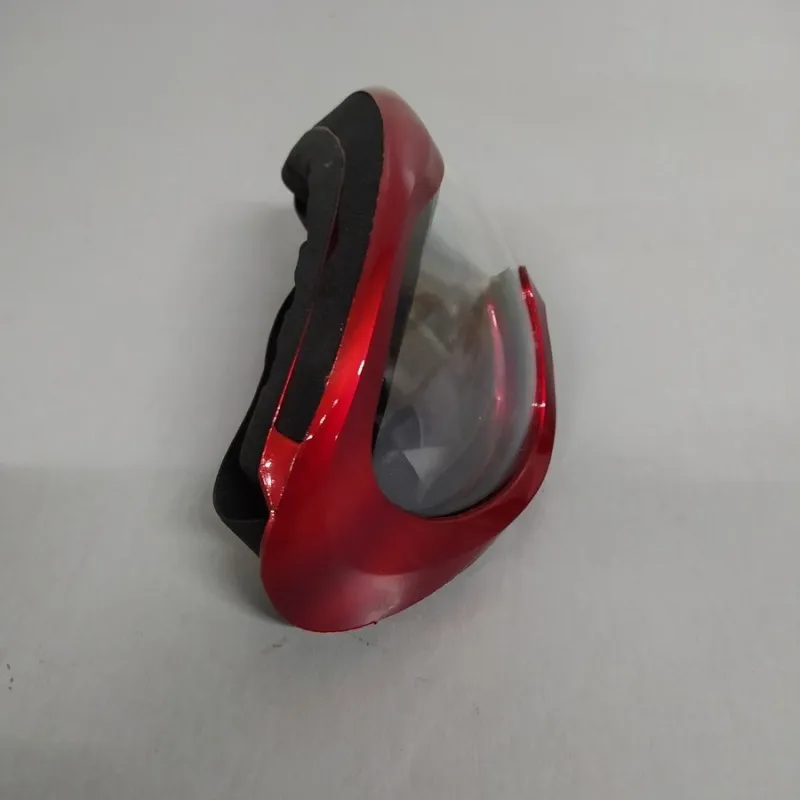 MASCHERA OCCHIALI MOTOCROSS STANDARD ROSSO SPARBIKE COD.316