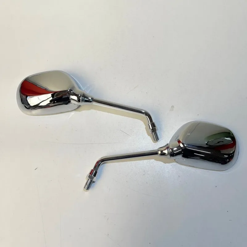 Coppia specchi cromati filettatura 10mm per Yamaha