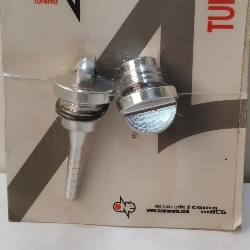 Coppia tappi olio cromato ONE YAMAHA T-MAX COD. 77171300