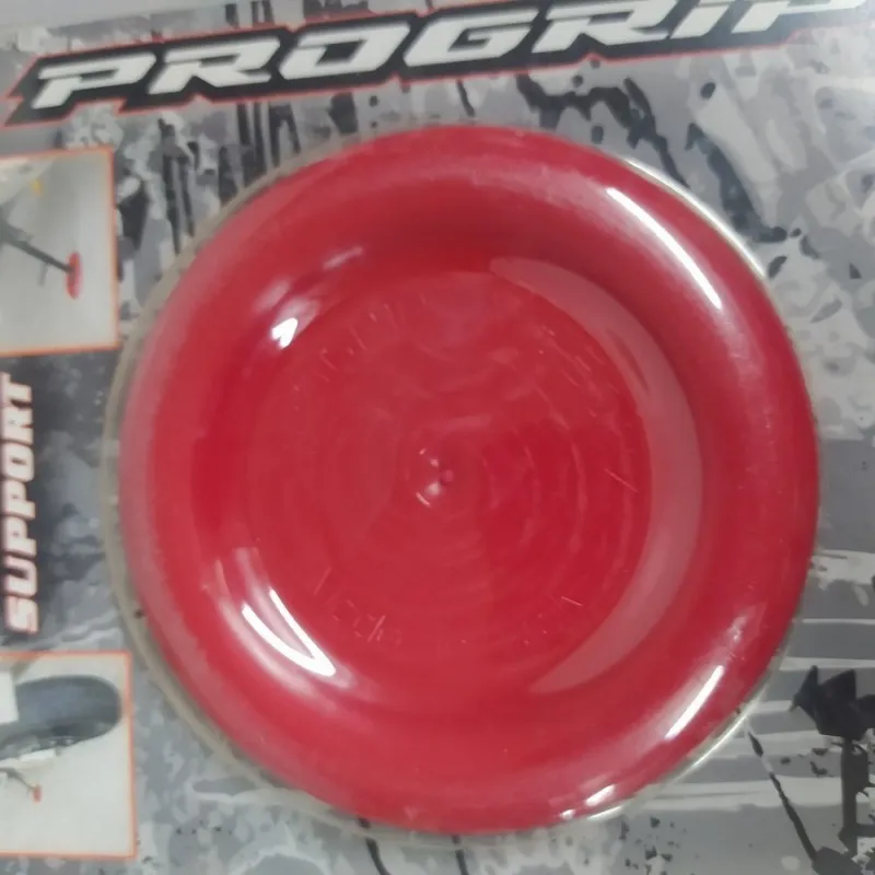 PIATTELLO SUPPORTO CAVALLETTO LATERALE PROGRIP ROSSO COD.PG5027