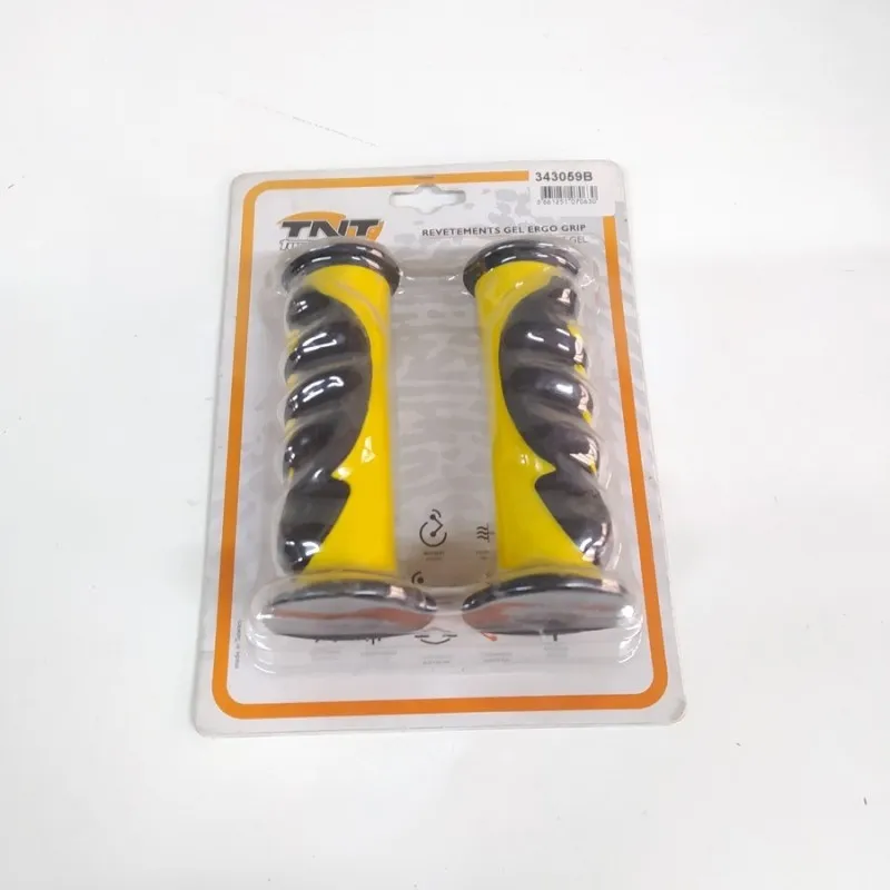 Manopole Gel TNT Ergo Grip Nere/gialle COD.343059B