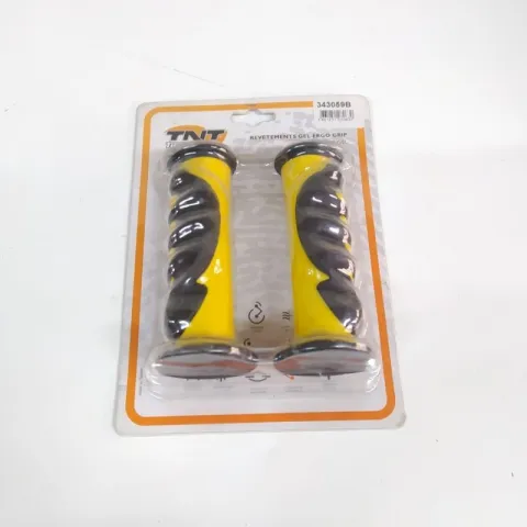 Manopole Gel TNT Ergo Grip Nere/gialle COD.343059B