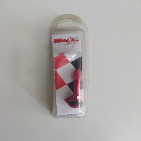 valvola in metallo anodizzato Bike It 35x8 mm  rosso 8 mm COD.VLV35R