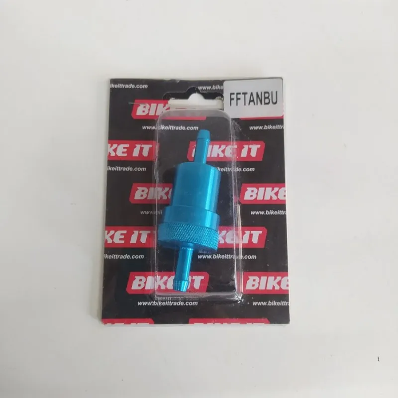 Filtro carburante originale anodizzato blu da 6 mm COD.FFTANBU
