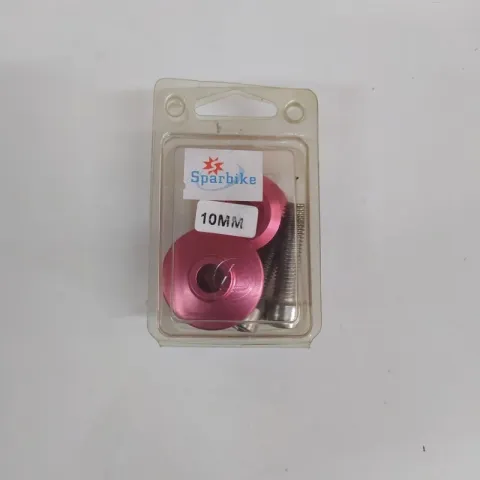 COPPIA DI NOTTOLINI ALZA MOTO ROSSO SPARBIKE 10MM