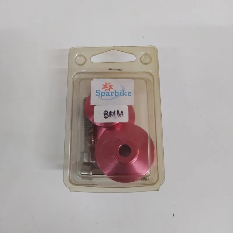 COPPIA DI NOTTOLINI ALZA MOTO ROSSO SPARBIKE 8MM