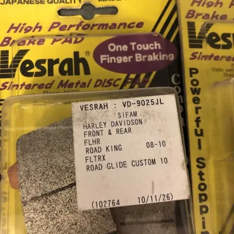 Vesrah Sinterizzate Metallo Anteriore Pastiglie Freni VD-9025JL