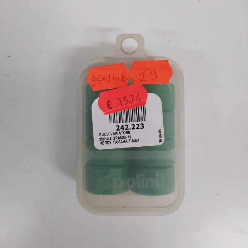 KIT 6 RULLI POLINI 25x14 19 gr YAMAHA T-MAX COD.242223