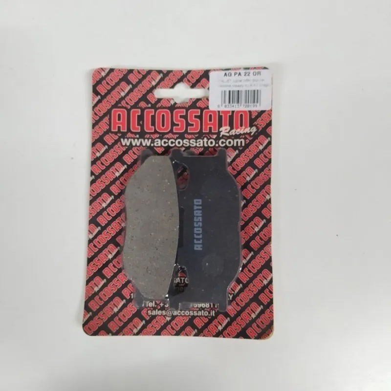 Kit Pastiglie Freno Accossato Anteriore YAMAHA FZ6 R 2009-2014 COD.AGPA22OR