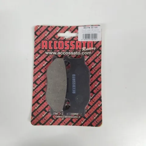 Kit Pastiglie Freno Accossato Anteriore YAMAHA FZ6 R 2009-2014 COD.AGPA22OR