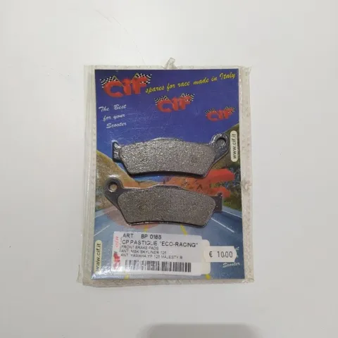 COPPIA PASTICCHE ANTERIORI CIF MBK SKYLINER 125-YAMAHA MAJESTY R125 COD.BP0186