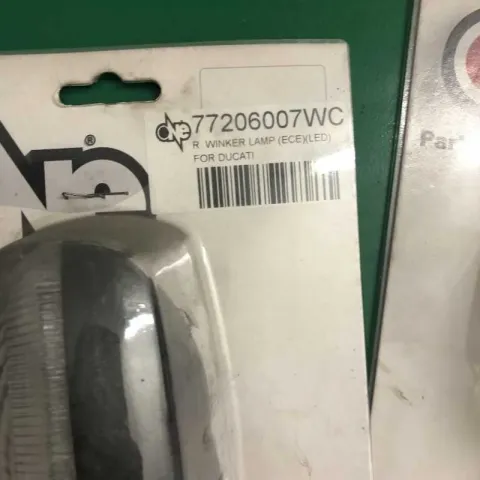 DUCATI MONSTER FRECCIA CORTO TRASPARENTE POSTERIORE SINISTRA