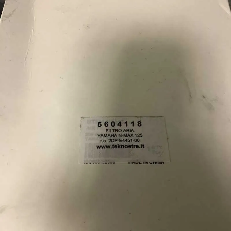 FILTRO ARIA SPECIFICO YAMAHA N MAX GPDA 125 2015-2017