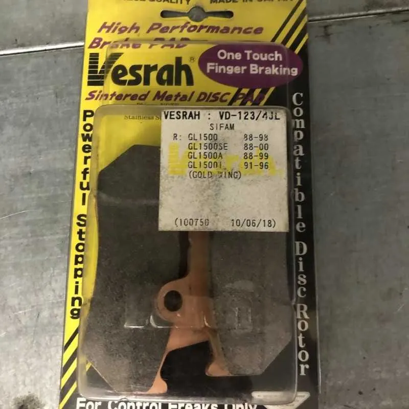 Vesrah VD-123/4JL PASTICCHE Honda GL1500 Gold Wing 88-00